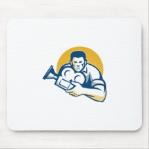 Cameraman Movie Director Movie Camera Mousepads