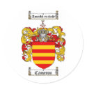 CAMERON FAMILY CREST - CAMERON COAT OF ARMS stickers by heraldics CAMERON FAMILY CREST - CAMERON COAT OF ARMS stickers