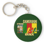 Cameroon 32 qualifying country flags football gift keychains