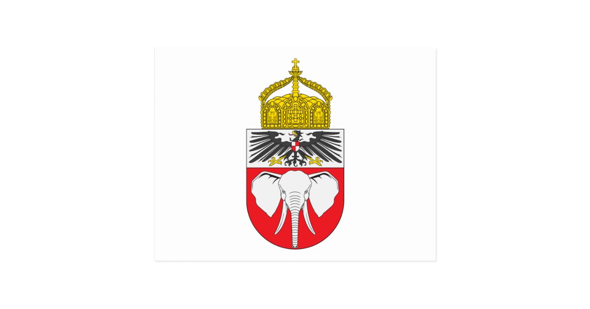 Cameroon Coat Of Arms 1914 Postcard Zazzle