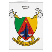 Cameroon coat of arms cards