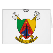 Cameroon coat of arms cards