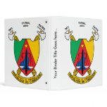 Cameroon Coat of Arms detail 3 Ring Binder