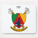 Cameroon Coat of Arms Mousepad by FlagTshirts Cameroon Coat of Arms Mousepad