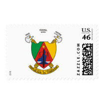 Cameroon coat of arms postage