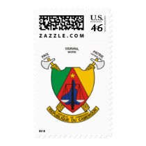 Cameroon coat of arms postage