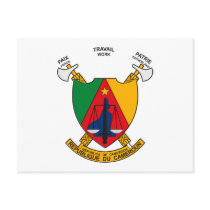 Cameroon Coat of Arms Postcard
