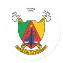 Cameroon coat of arms stickers