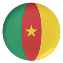 Cameroon Fisheye Flag Plate