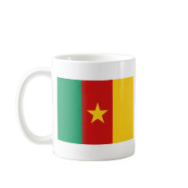 Cameroon Flag and Map Mug