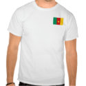 Cameroon Flag and Map T-Shirt by FlagAndMap Cameroon Flag and Map T-Shirt