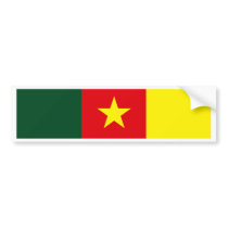 Cameroon Flag bumper stickers