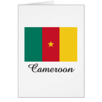 Cameroon Flag Design cards by flagshirt Cameroon Flag Design cards