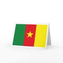 Cameroon Flag Greeting Card by FlagTshirts Cameroon Flag Greeting Card
