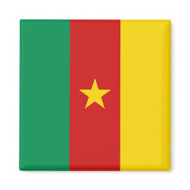 Cameroon Flag Magnet by FlagAndMap Cameroon Flag Magnet