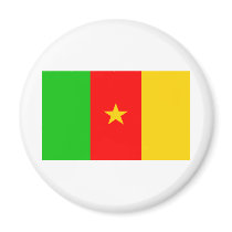 Cameroon Flag magnets by CulturalPerspective3 Cameroon Flag magnets
