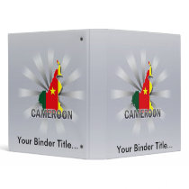 Cameroon Flag Map 2.0 3 Ring Binder