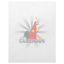 Cameroon Flag Map 2.0 Personalized Letterhead