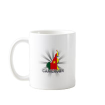 Cameroon Flag Map 2.0 Mugs