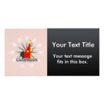 Cameroon Flag Map 2.0 Custom Photo Card