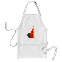 Cameroon flag map aprons