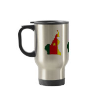 Cameroon Flag Map full size Mug