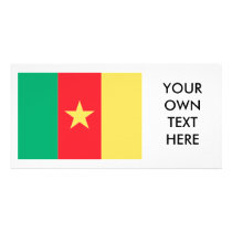 Cameroon Flag Custom Photo Card