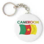 Cameroon Flag Tri Color Key Chains