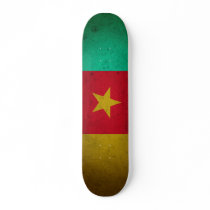 Cameroon Grunge Flag Cameroonian Texture Skate Decks