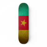 Cameroon Grunge Flag Cameroonian Texture Skate Decks