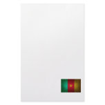 Cameroon Grunge Flag Cameroonian Texture Custom Stationery