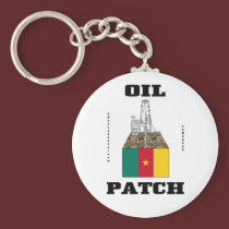 Cameroon Oil Patch,Oil Field Keychain,Oil,Gas