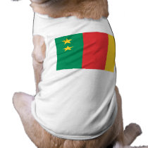 Cameroon Old Flag pet clothing by flagshirts Cameroon Old Flag pet clothing