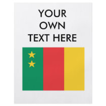 Cameroon Old Flag flyers by flagshirts Cameroon Old Flag flyers