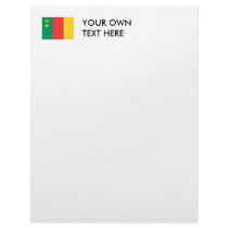 Cameroon Old Flag Customized Letterhead