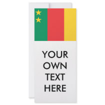 Cameroon Old Flag Full Color Rack Card