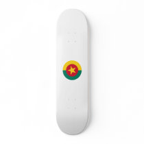 Cameroon Round Flag Design Skateboard Decks