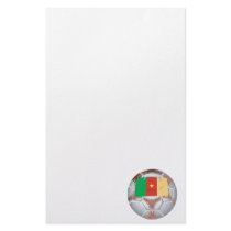 Cameroon Soccer Ball Custom Stationery