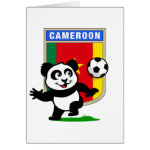 This adorable little panda is too cute! He's featured in front of a large flag from Cameroon and ready to play football and score some goals. This cute design is perfect for football players and soccer fans! You can totally customize this gift! Change the color, move the design around, add your own text or images -- make it your own!