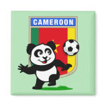 This adorable little panda is too cute! He's featured in front of a large flag from Cameroon and ready to play football and score some goals. This cute design is perfect for football players and soccer fans! You can totally customize this gift! Change the color, move the design around, add your own text or images -- make it your own!