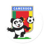 This adorable little panda is too cute! He's featured in front of a large flag from Cameroon and ready to play football and score some goals. This cute design is perfect for football players and soccer fans! You can totally customize this gift! Change the color, move the design around, add your own text or images -- make it your own!