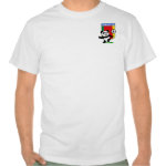 This adorable little panda is too cute! He's featured in front of a large flag from Cameroon and ready to play football and score some goals. This cute design is perfect for football players and soccer fans! You can totally customize this gift! Change the color, move the design around, add your own text or images -- make it your own!