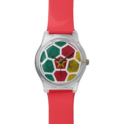 Cameroon Red Designer Watch