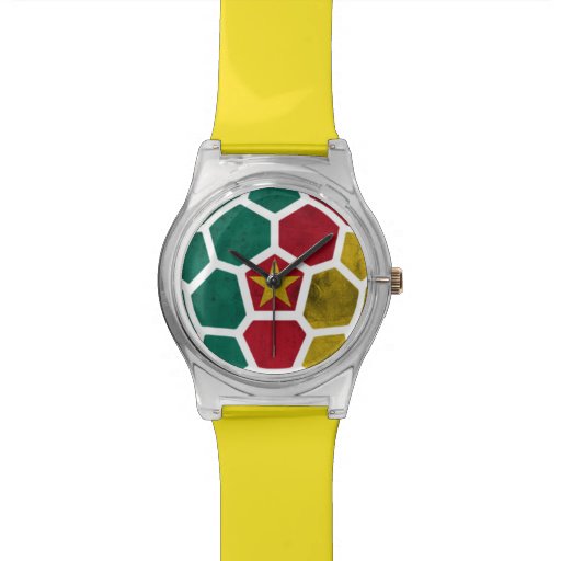 Cameroon Yellow Designer Watch
