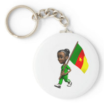 Cameroonian Girl Key Chain