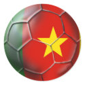 Cameroonian soccer ball flag of Cameroon stickers by SoccerJersey Cameroonian soccer ball flag of Cameroon stickers
