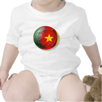 Cameroonian soccer ball flag of Cameroon t-shirts by SoccerJersey Cameroonian soccer ball flag of Cameroon t-shirts