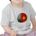 Cameroonian soccer ball flag of Cameroon t-shirts by SoccerJersey Cameroonian soccer ball flag of Cameroon t-shirts