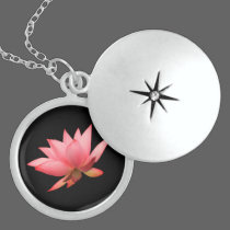 Camille Lotus Sutra Sterling Silver Locket necklaces