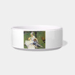 Camille Monet and her son Jean by Renoir Cat Food Bowls